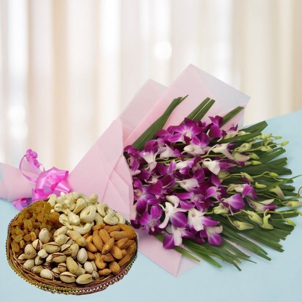 Order Orchids and Dryfruits online | Get same day delivery PAN India in ...