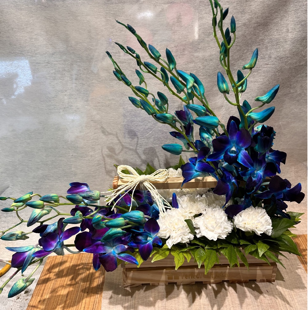 Order Orchids N Carnations Arrangement online | Get same day delivery ...