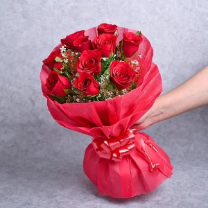 12 Red Roses Bouquet