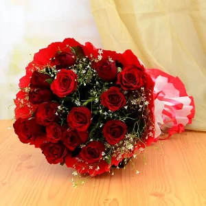 15 Red Roses Bouquet