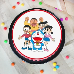 Doremon Friend Theme Cake