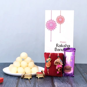 Rakhi With Greeting Card