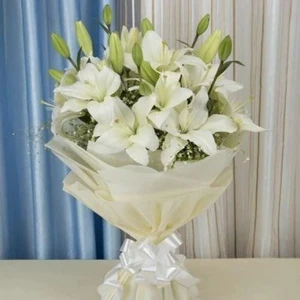 White Lilies Bouquet