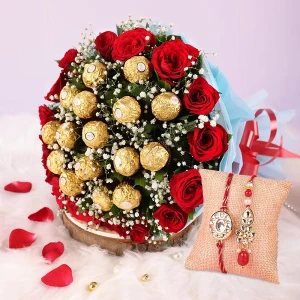 Chocolate Bouquet With Rakhi