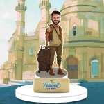 Travel Gifts: Personalized Adventurers Caricatures