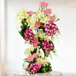 Arrangement Of Mix Flower 4ft Tall