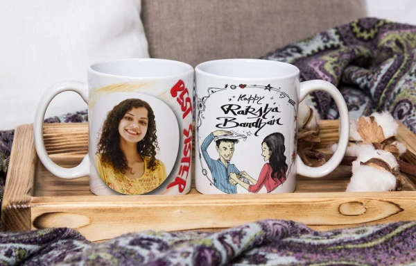 Raksha Bandhan Best Sister Personalized Mug