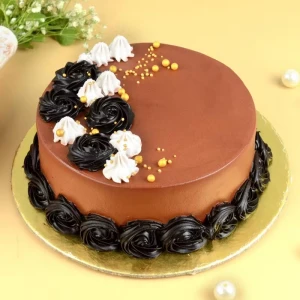 Designer Round Chocolate Cake