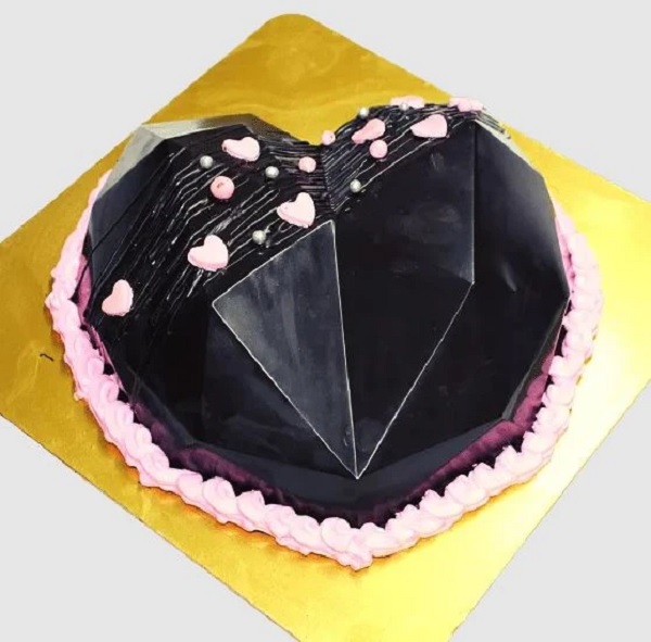 Heart Pinata Cake