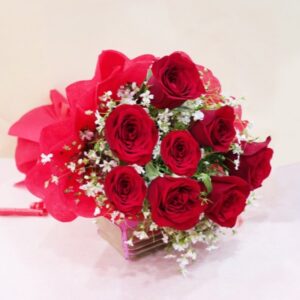 8 Red Roses bouquet