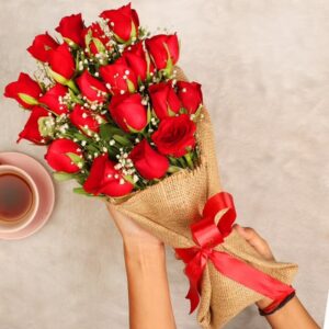 Heart Warming Red Roses Bouquet