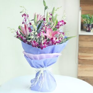 Lilies and Orchids Bouquet