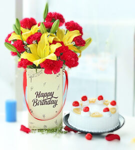 Flower & Cake