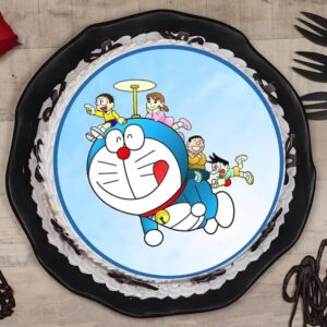 Doraemon Family Theme Cake