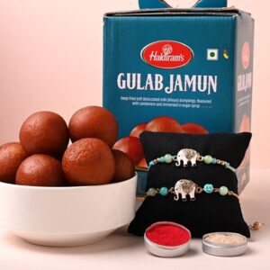Rakhi With Gulab Jamun